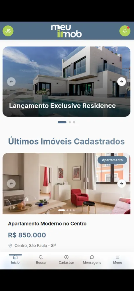 Screenshot do aplicativo Meu Imob